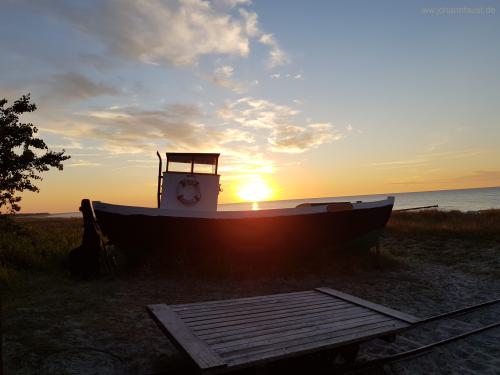 Das alte Fischerboot am Fischerstrand